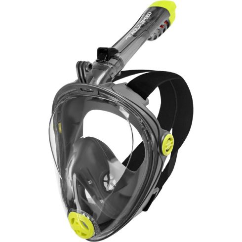 Dykkermaske full face SPECTRA 2.0 sort/gul/klar-L/XL