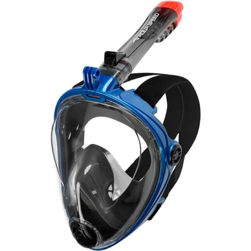 Dykkermaske full face SPECTRA 2.0 sort/blå/klar-S/M