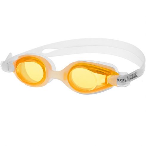Svømmebriller ARIADNA hvide/orange