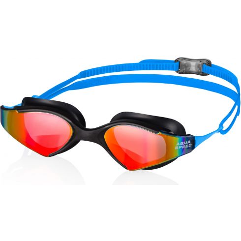 Svømmebriller BLADE MIRROR sorte/blå/regnbue