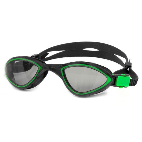 Svømmebriller voksen FLEX sorte/grønne