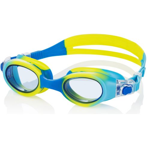 Svømmebriller børn PEGAZ blå/grøn