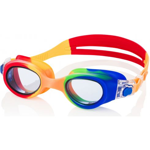 Svømmebriller børn PEGAZ gule/røde/blå