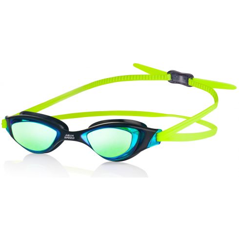 Svømmebriller voksen XENO MIRROR sort/grøn