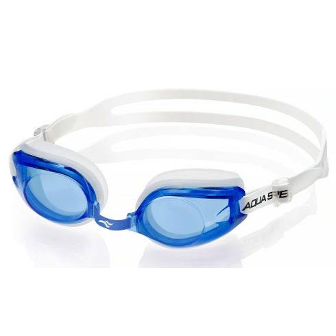 Svømmebriller voksen AVANTI hvide/blå