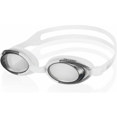 Svømmebriller voksen MALIBU hvide/mørke