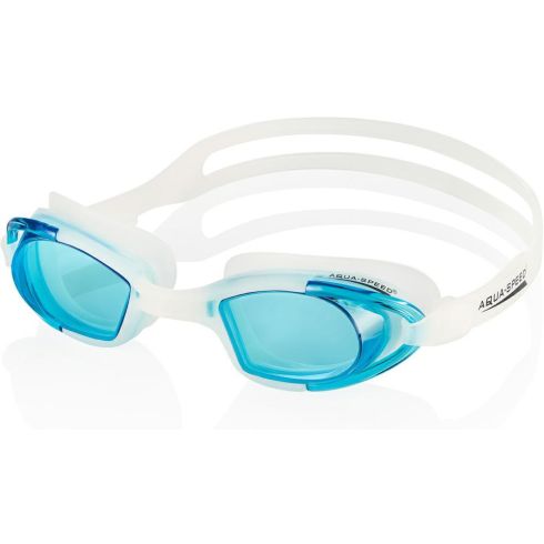 Svømmebriller voksen MAREA hvide/lyseblå