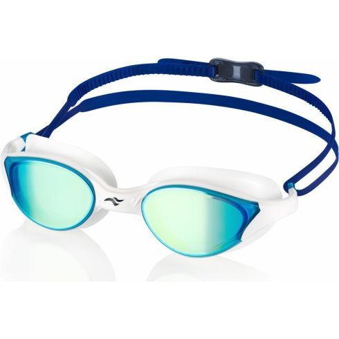 Svømmebriller voksen VORTEX MIRROR hvide inkl. brilleetui