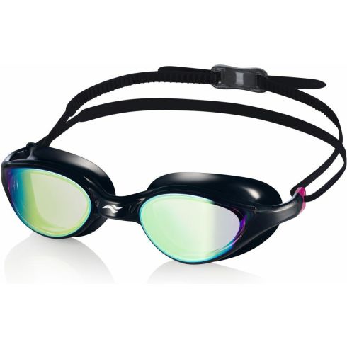 Svømmebriller voksen VORTEX MIRROR sorte/pink inkl. brilleetui